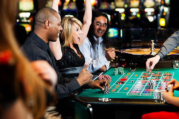 Baccarat game in progress on fun77bet login